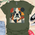Life is better with a bulldog - V2 - Artistic T-Shirt